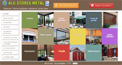 Desktop Screenshot of alu-stores-metal.com