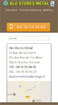 Mobile Screenshot of alu-stores-metal.com